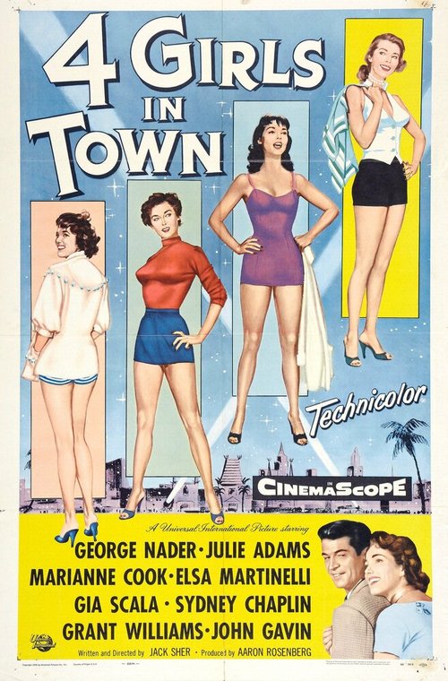 Обложка (Постер) Four Girls in Town (1957) SATRip Обложка (Постер) Four Girls in Town (1957) SATRip