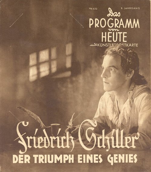 Обложка (Постер) Фридрих Шиллер — Триумф гения / Friedrich Schiller - Der Triumph eines Genies (1940) SATRip Обложка (Постер) Фридрих Шиллер — Триумф гения / Friedrich Schiller - Der Triumph eines Genies (1940) SATRip