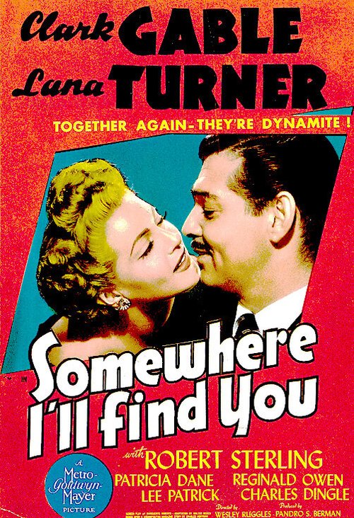Обложка (Постер) Где-нибудь я найду тебя / Somewhere I'll Find You (1942) SATRip