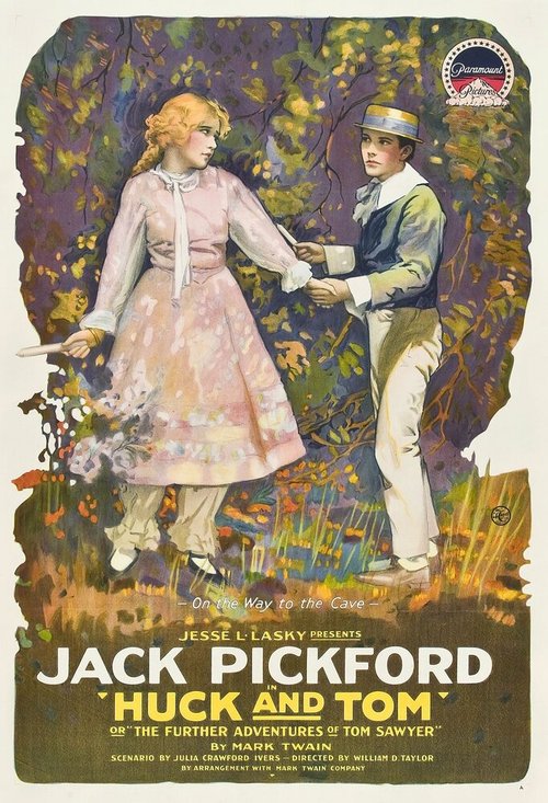 Обложка (Постер) Гек и Том / Huck and Tom (1918) 