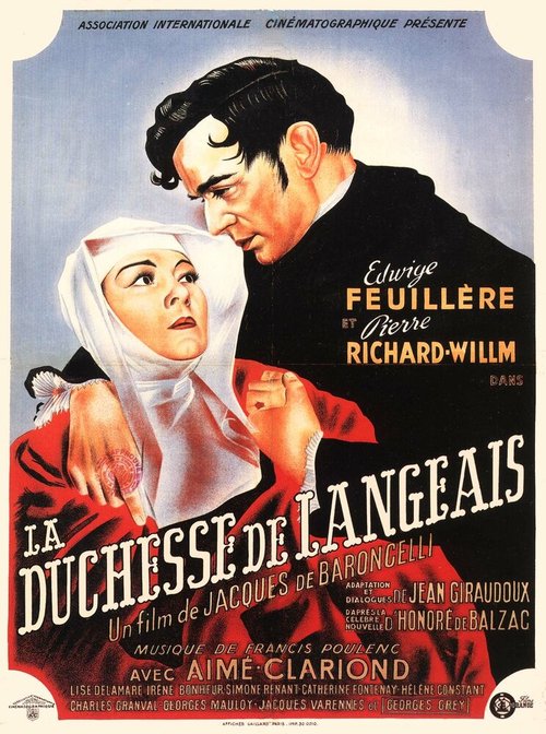 Обложка (Постер) Герцогиня Ланже / La duchesse de Langeais (1942) SATRip