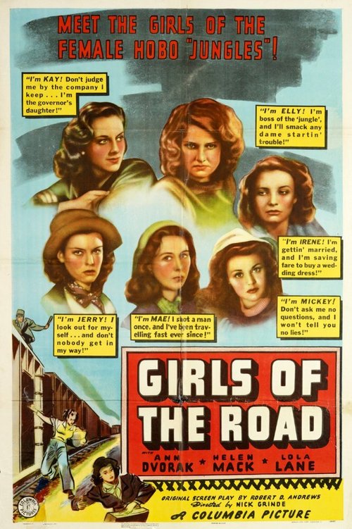Обложка (Постер) Girls of the Road (1940) SATRip