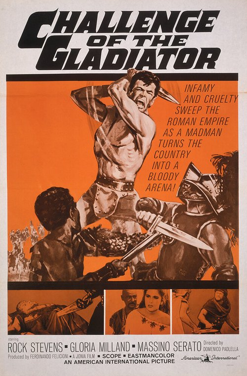 Обложка (Постер) Гладиатор, бросивший вызов Империи / Il gladiatore che sfidò l'impero (1965) SATRip