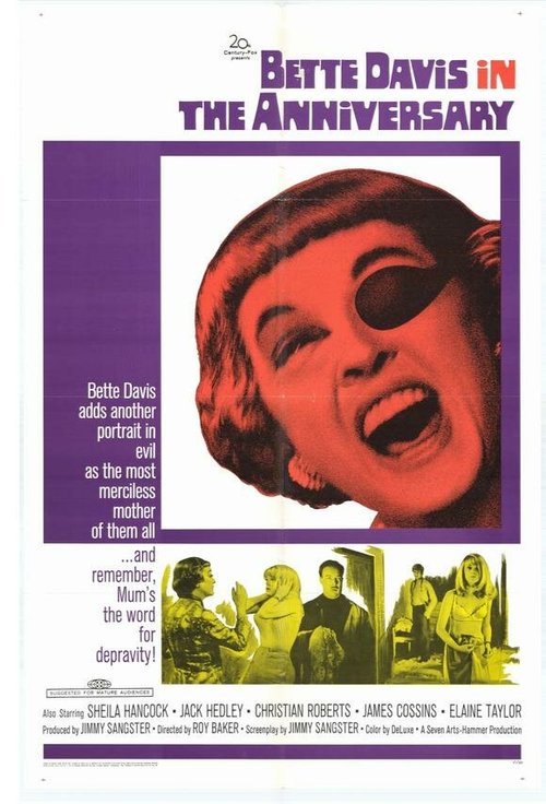 Обложка (Постер) Годовщина / The Anniversary (1967) SATRip Обложка (Постер) Годовщина / The Anniversary (1967) SATRip