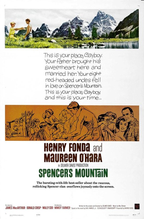 Обложка (Постер) Гора Спенсера / Spencer's Mountain (1963) SATRip Обложка (Постер) Гора Спенсера / Spencer's Mountain (1963) SATRip