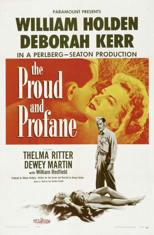 Обложка (Постер) Гордый и светский / The Proud and Profane (1956) SATRip