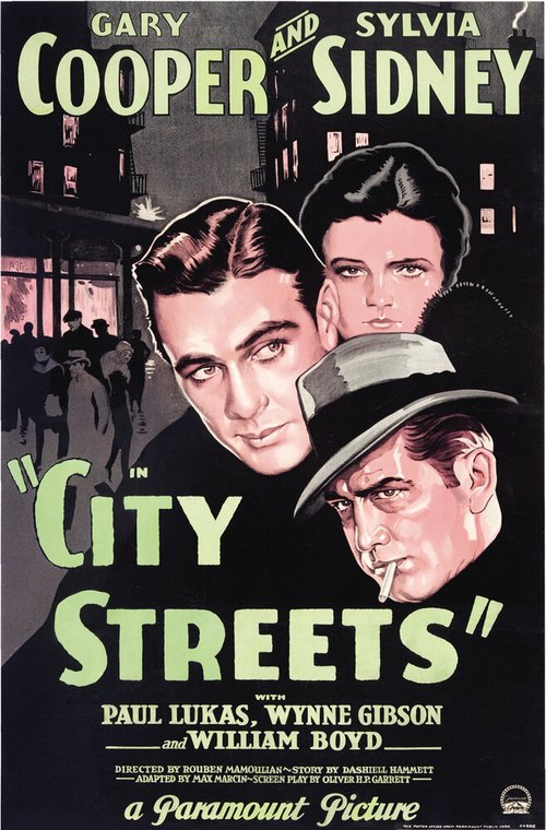 Обложка (Постер) Городские улицы / City Streets (1931) SATRip