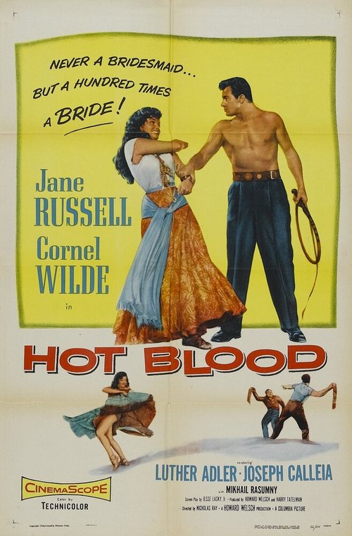 Обложка (Постер) Горячая кровь / Hot Blood (1956) SATRip