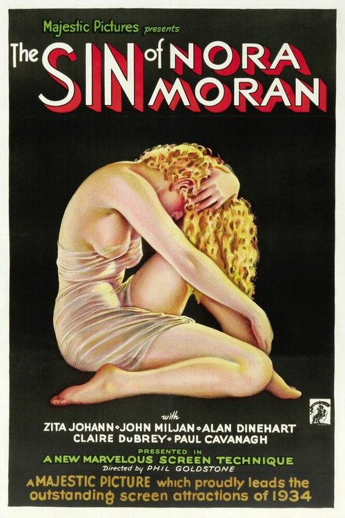 Обложка (Постер) Грех Норы Моран / The Sin of Nora Moran (1933) SATRip