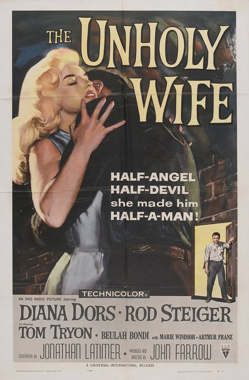 Обложка (Постер) Грешная жена / The Unholy Wife (1957) SATRip Обложка (Постер) Грешная жена / The Unholy Wife (1957) SATRip