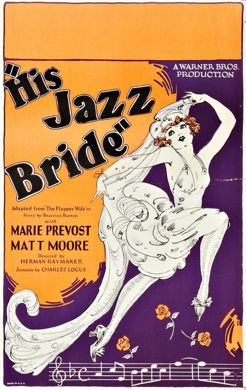 Обложка (Постер) His Jazz Bride (1926) SATRip