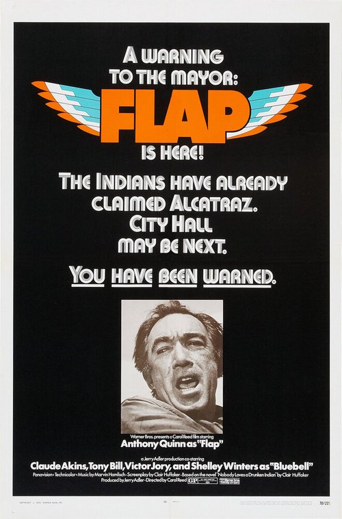Обложка (Постер) Хлопающий крыльями / Flap (1970) SATRip Обложка (Постер) Хлопающий крыльями / Flap (1970) SATRip