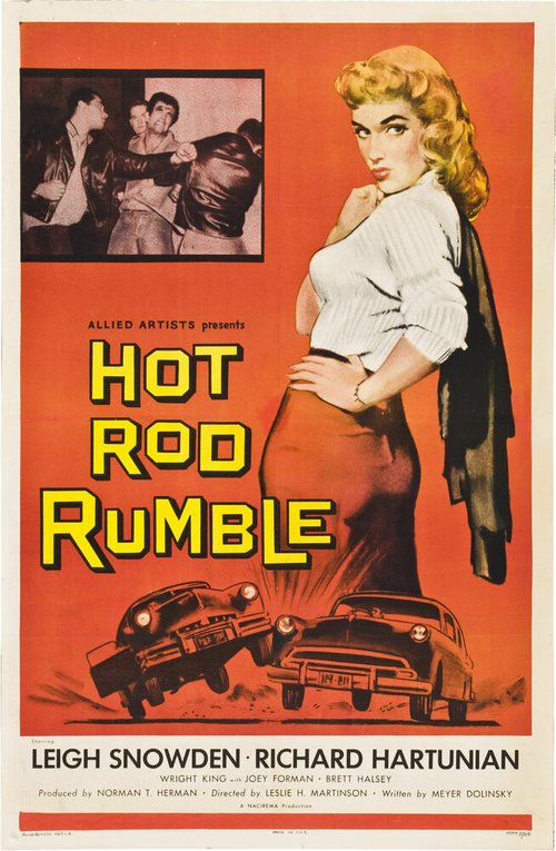 Обложка (Постер) Hot Rod Rumble (1957) SATRip Обложка (Постер) Hot Rod Rumble (1957) SATRip