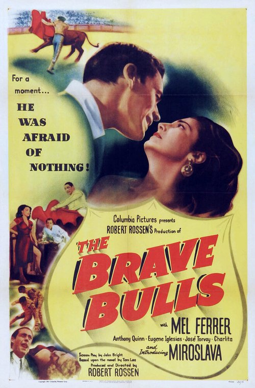 Обложка (Постер) Храбрые быки / The Brave Bulls (1951) SATRip Обложка (Постер) Храбрые быки / The Brave Bulls (1951) SATRip
