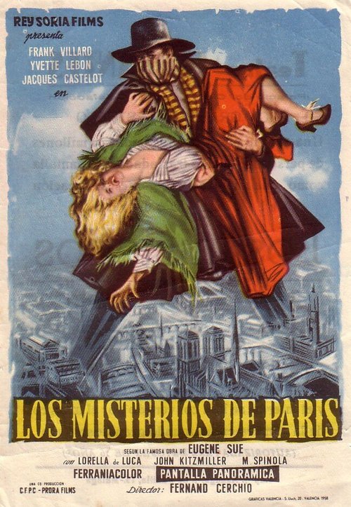 Обложка (Постер) I misteri di Parigi (1957) SATRip Обложка (Постер) I misteri di Parigi (1957) SATRip