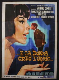 Обложка (Постер) ...и женщина создала мужчину / ...e la donna creò l'uomo (1964) SATRip Обложка (Постер) ...и женщина создала мужчину / ...e la donna creò l'uomo (1964) SATRip