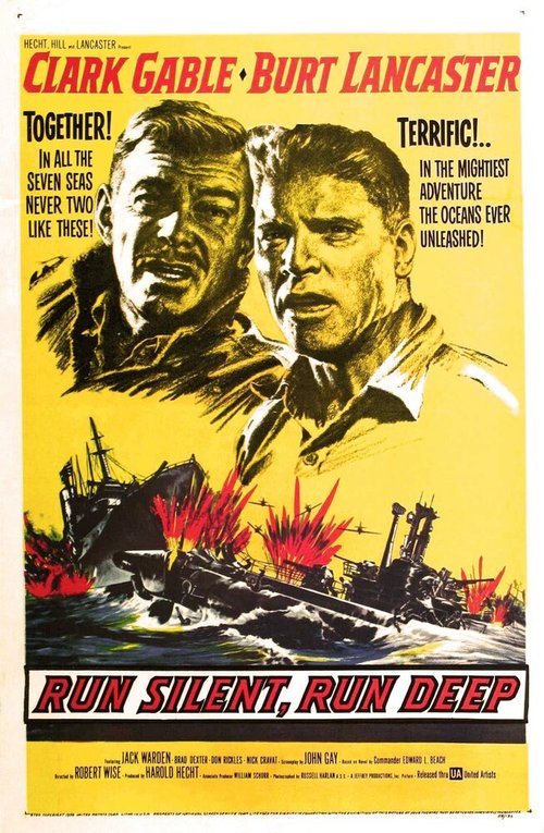 Обложка (Постер) Идти тихо, идти глубоко / Run Silent Run Deep (1958) SATRip Обложка (Постер) Идти тихо, идти глубоко / Run Silent Run Deep (1958) SATRip