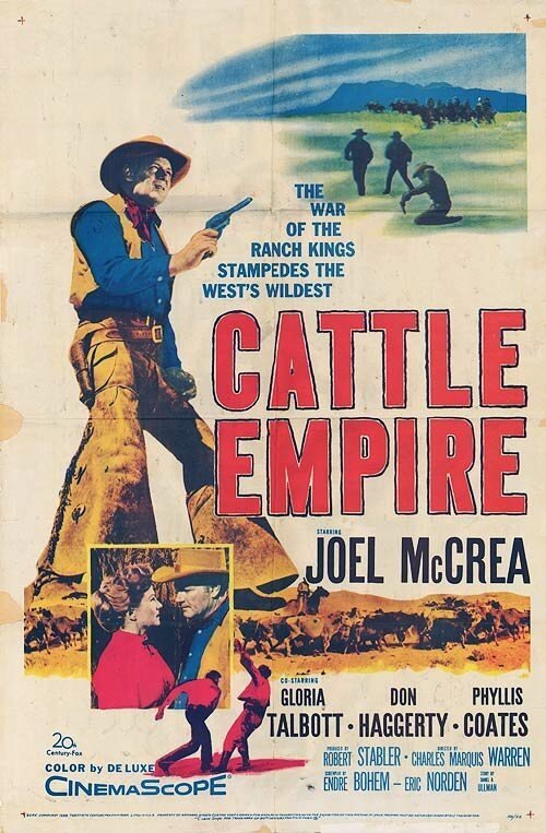 Обложка (Постер) Империя скотоводов / Cattle Empire (1958) SATRip