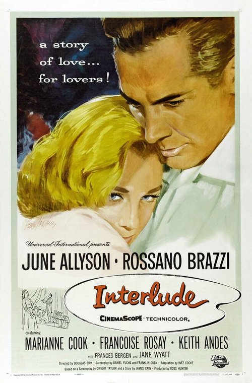Обложка (Постер) Интерлюдия / Interlude (1957) SATRip Обложка (Постер) Интерлюдия / Interlude (1957) SATRip