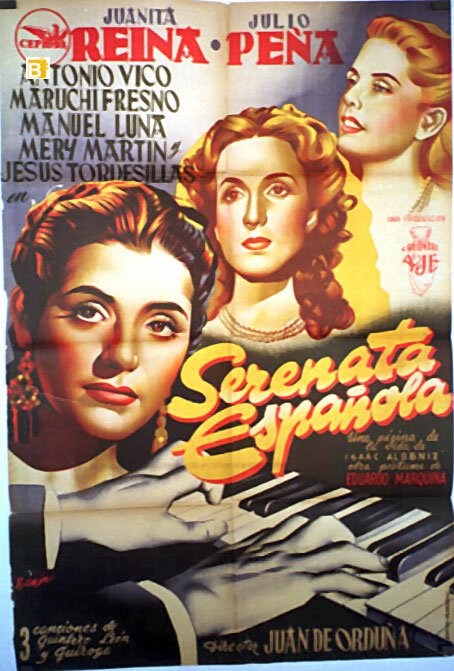 Обложка (Постер) Испанская серенада / Serenata española (1947) SATRip Обложка (Постер) Испанская серенада / Serenata española (1947) SATRip