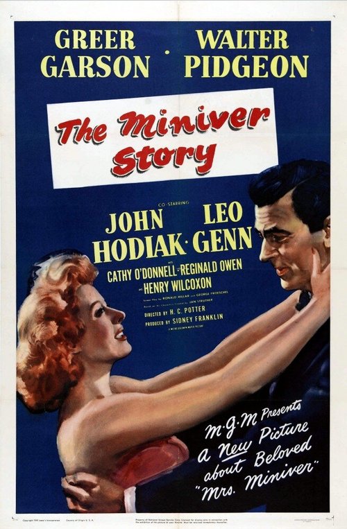Обложка (Постер) История Минивер / The Miniver Story (1950) SATRip Обложка (Постер) История Минивер / The Miniver Story (1950) SATRip