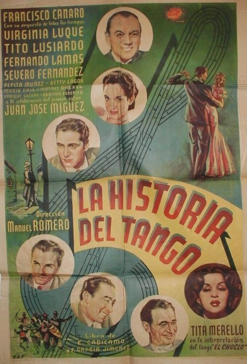 Обложка (Постер) История танго / La historia del tango (1949) SATRip Обложка (Постер) История танго / La historia del tango (1949) SATRip