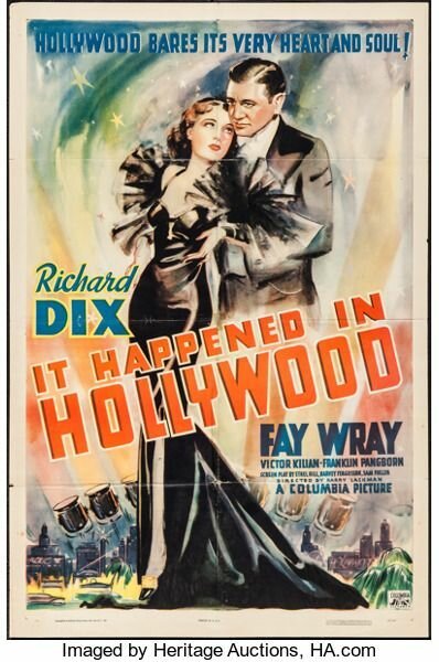 Обложка (Постер) It Happened in Hollywood (1937) SATRip Обложка (Постер) It Happened in Hollywood (1937) SATRip