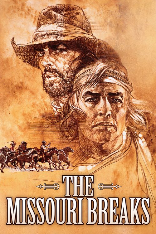 Обложка (Постер) Излучины Миссури / The Missouri Breaks (1976) SATRip