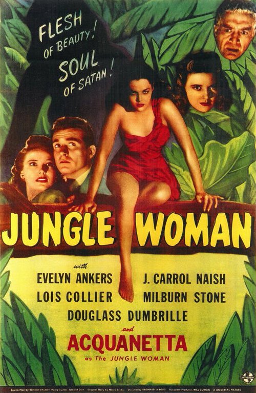 Обложка (Постер) Jungle Woman (1944) SATRip