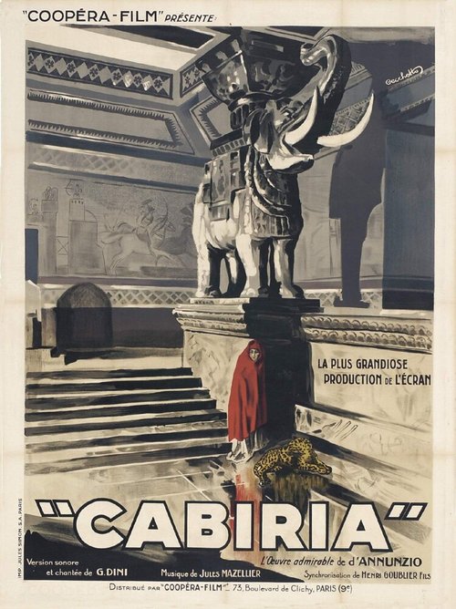 Обложка (Постер) Кабирия / Cabiria (1914) SATRip