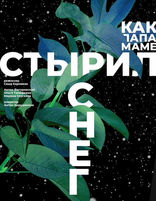 Обложка (Постер) Как папа маме стырил снег (2020) Обложка (Постер) Как папа маме стырил снег (2020)