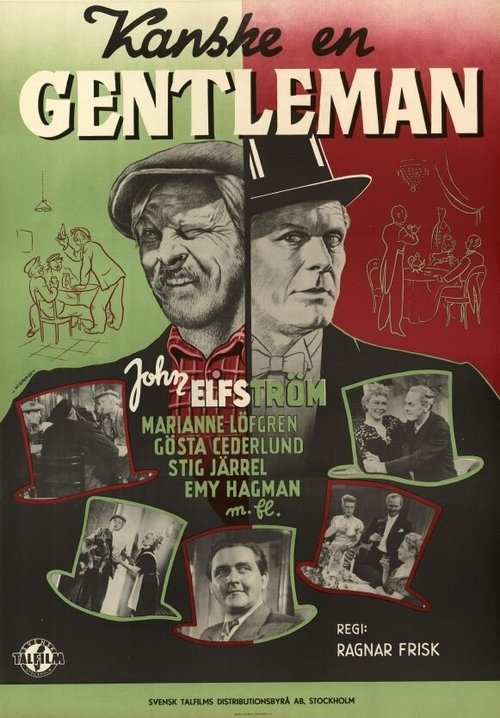Обложка (Постер) Kanske en gentleman (1950) SATRip Обложка (Постер) Kanske en gentleman (1950) SATRip