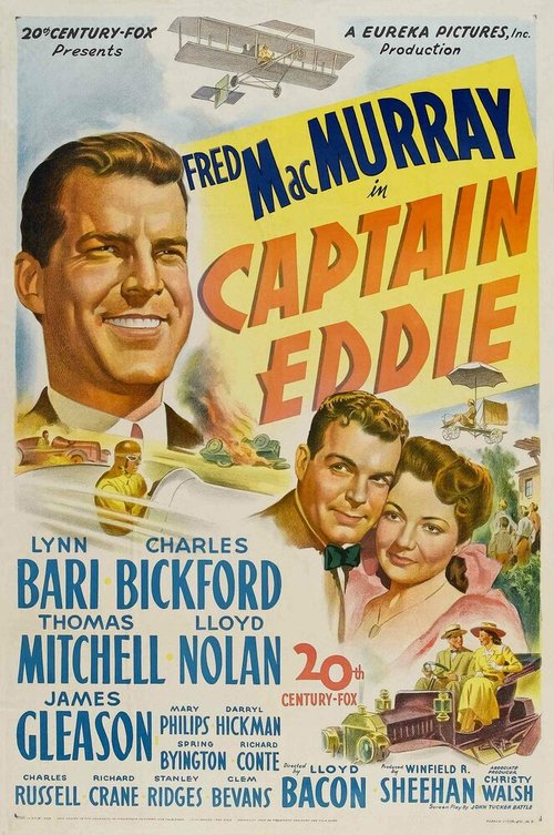 Обложка (Постер) Капитан Эдди / Captain Eddie (1945) SATRip Обложка (Постер) Капитан Эдди / Captain Eddie (1945) SATRip