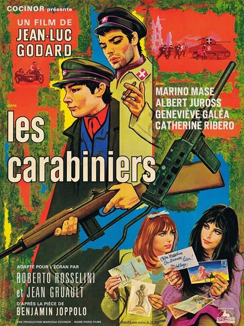 Обложка (Постер) Карабинеры / Les carabiniers (1963) SATRip