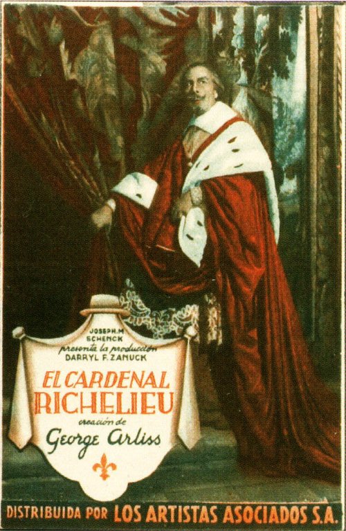 Обложка (Постер) Кардинал Ришелье / Cardinal Richelieu (1935) SATRip