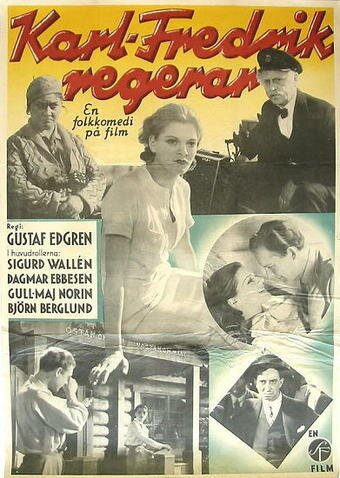 Обложка (Постер) Карл Фредрик управляет / Karl Fredrik regerar (1934) 