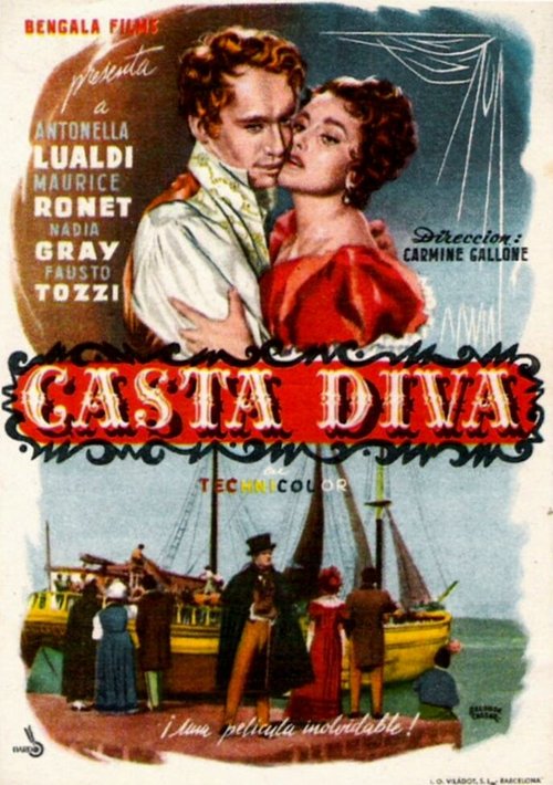Обложка (Постер) Каста Дива / Casta diva (1954) SATRip Обложка (Постер) Каста Дива / Casta diva (1954) SATRip