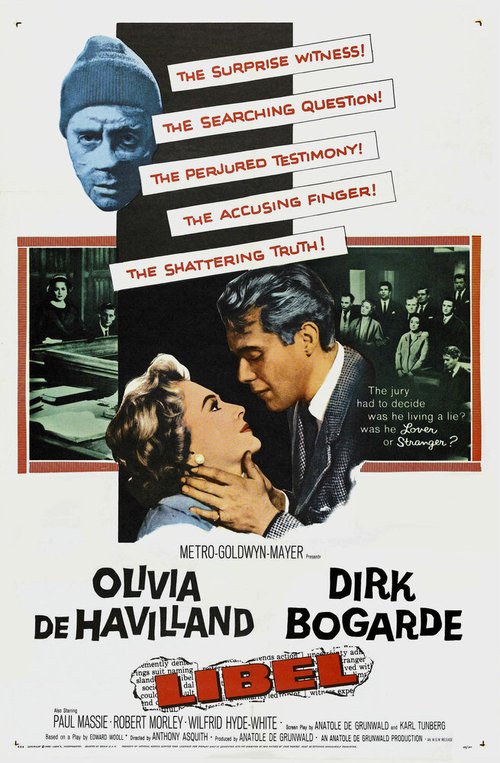 Обложка (Постер) Клевета / Libel (1959) SATRip Обложка (Постер) Клевета / Libel (1959) SATRip