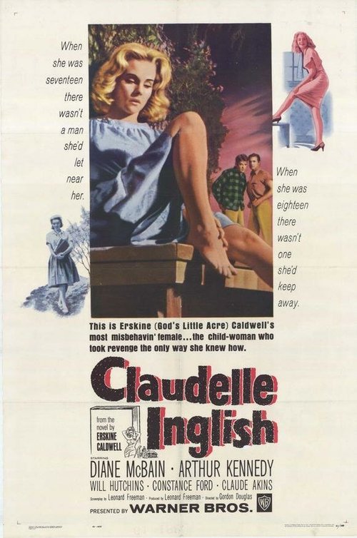 Обложка (Постер) Клодель Инглиш / Claudelle Inglish (1961) SATRip Обложка (Постер) Клодель Инглиш / Claudelle Inglish (1961) SATRip