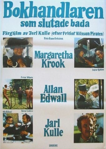 Обложка (Постер) Книготорговец, который бросил купаться / Bokhandlaren som slutade bada (1969) SATRip