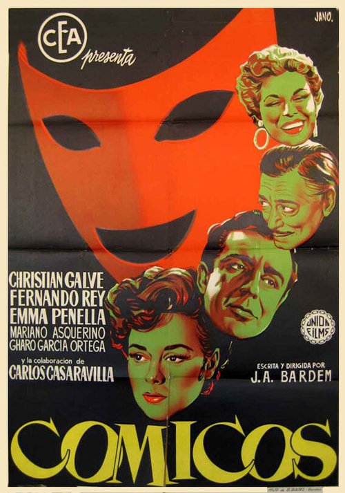 Обложка (Постер) Комики / Cómicos (1954) SATRip Обложка (Постер) Комики / Cómicos (1954) SATRip