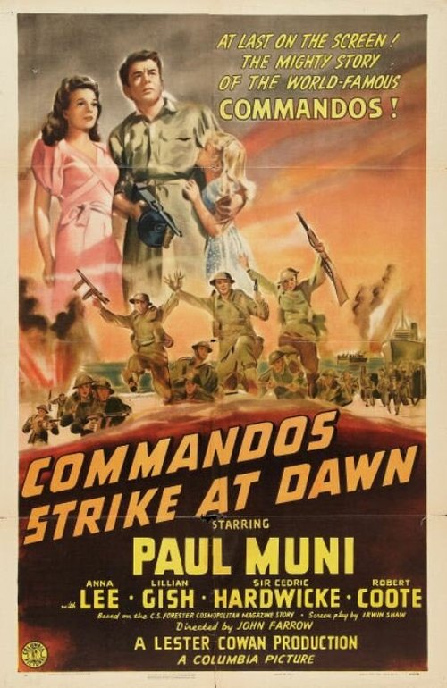 Обложка (Постер) Коммандос атакуют на рассвете / Commandos Strike at Dawn (1942) SATRip Обложка (Постер) Коммандос атакуют на рассвете / Commandos Strike at Dawn (1942) SATRip