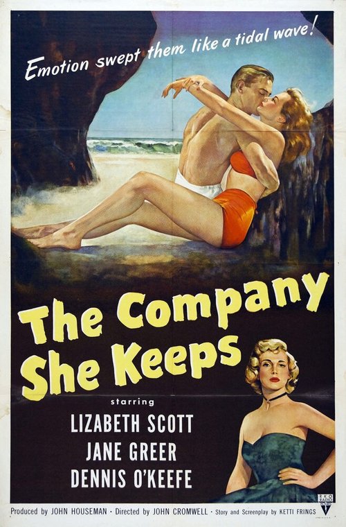 Обложка (Постер) Компания, которой она владеет / The Company She Keeps (1951) SATRip