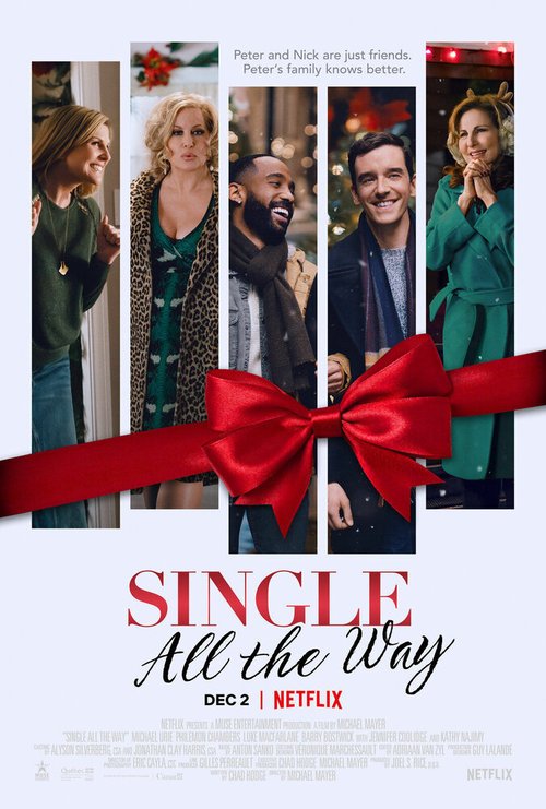 Обложка (Постер) Компания на праздники / Single All the Way (2021) HDRip