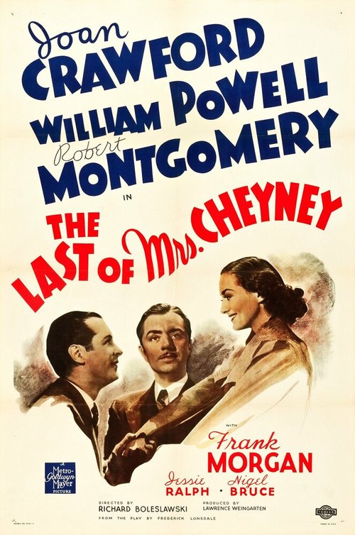 Обложка (Постер) Конец миссис Чейни / The Last of Mrs. Cheyney (1937) SATRip Обложка (Постер) Конец миссис Чейни / The Last of Mrs. Cheyney (1937) SATRip