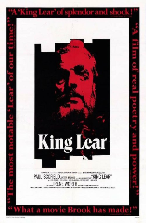 Обложка (Постер) Король Лир / King Lear (1971) SATRip