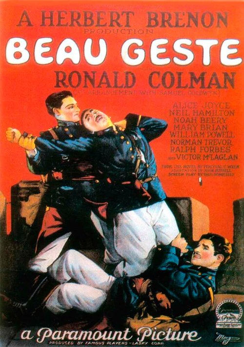 Обложка (Постер) Красавчик Жест / Beau Geste (1926) SATRip