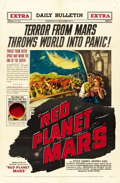Обложка (Постер) Красная планета Марс / Red Planet Mars (1952) SATRip Обложка (Постер) Красная планета Марс / Red Planet Mars (1952) SATRip