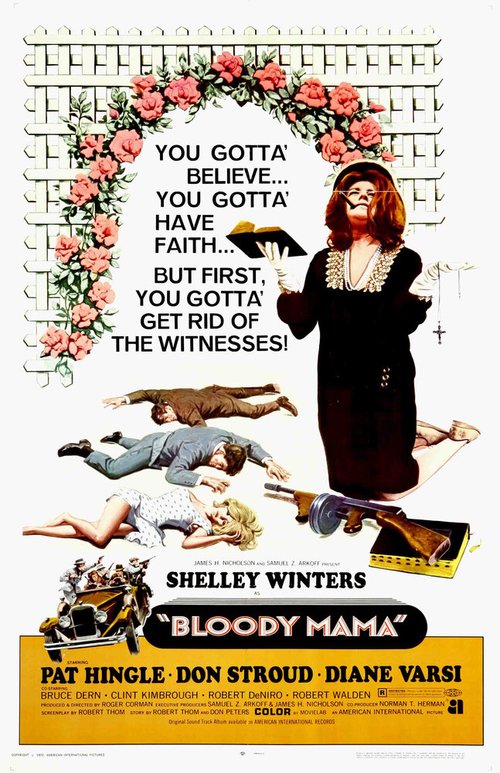 Обложка (Постер) Кровавая мама / Bloody Mama (1970) SATRip Обложка (Постер) Кровавая мама / Bloody Mama (1970) SATRip