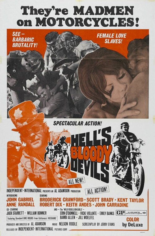 Обложка (Постер) Кровавые ангелы ада / Hell's Bloody Devils (1970) SATRip Обложка (Постер) Кровавые ангелы ада / Hell's Bloody Devils (1970) SATRip